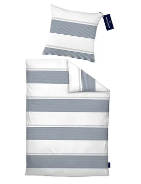 Renforce Bettwäsche marine, 1x 135x200 cm + 1x 80x80 cm - Daniel hechter - FashionsVida