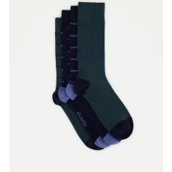 Calcetines cortos hombre en caja regalo de 4 pares