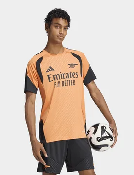 Mens Arsenal FC Tiro 26 Training Shirt - Arancione, arancione arancione Uomo taglia XS - Adidas - FashionsVida