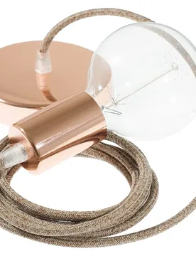 Cables Suspension Luminaire Rs82 2 M Diy Glittering Brown / Copper One Size - Creative - FashionsVida