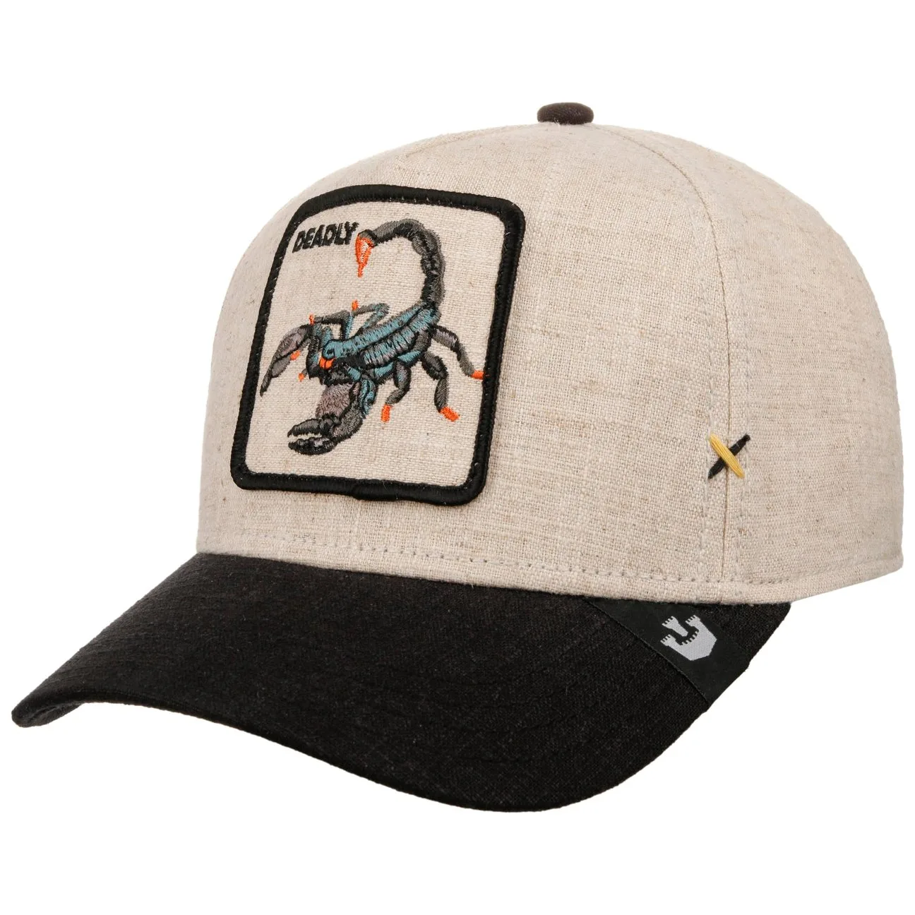 Lethal Linen Cap by - black-beige - Herren - Size: One Size - Goorin Bros. - FashionsVida