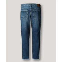 Vaquero de hombre fit taper tiro caído