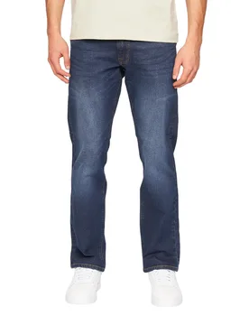 Mens Cadman Straight Jeans (Dark Wash) - Navy/blue - Size 32r - Crosshatch - FashionsVida