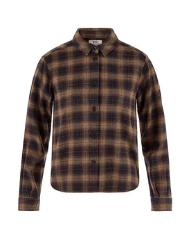 Blouse Oevik Boxy Flannel marron XS - Fjällräven - FashionsVida