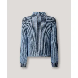 Jersey de mujer jacquard cuello alto