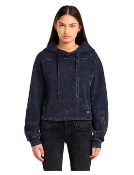 Sweat à Capuche Overdyed Loose Osaka Blue Gd 2XS - G-Star - FashionsVida