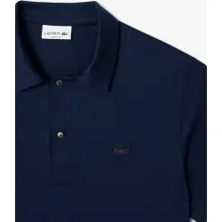 Polo de hombre bordado con cuello abierto y classic fit paris de manga corta