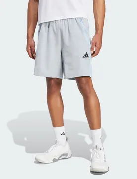 Short Train Essentials Woven MÃ©lange S 18 CM Glow Blue Mel - Adidas - FashionsVida