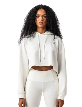 Drop Shot Noor Hoodie White L - Drop Shot - FashionsVida