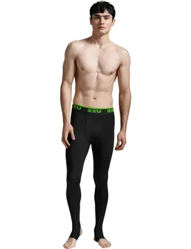 Leggings Recovery Fir Compression Black / Nero M - 2XU - FashionsVida