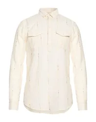 Hemd Herren Elfenbein 40 Herren