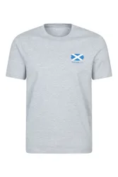 Scotland Mens Short Sleeved T-Shirt - Grey