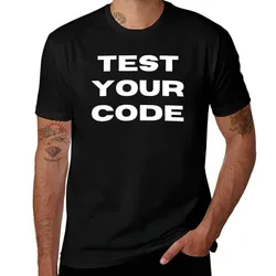 Test Your Code - Funny Pun Programming T-Shirt Soft Lightweight Cotton T-Shirt