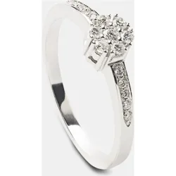 Anillo de oro y diamantes