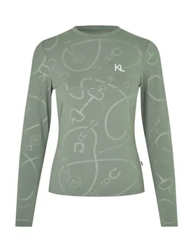 Damen Trainingsshirt KLLindsey, green agave L - Kingsland - FashionsVida