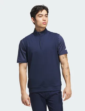 Gilet con zip da Â¼ Ultimate365 Classic S Collegiate Navy - Adidas - FashionsVida