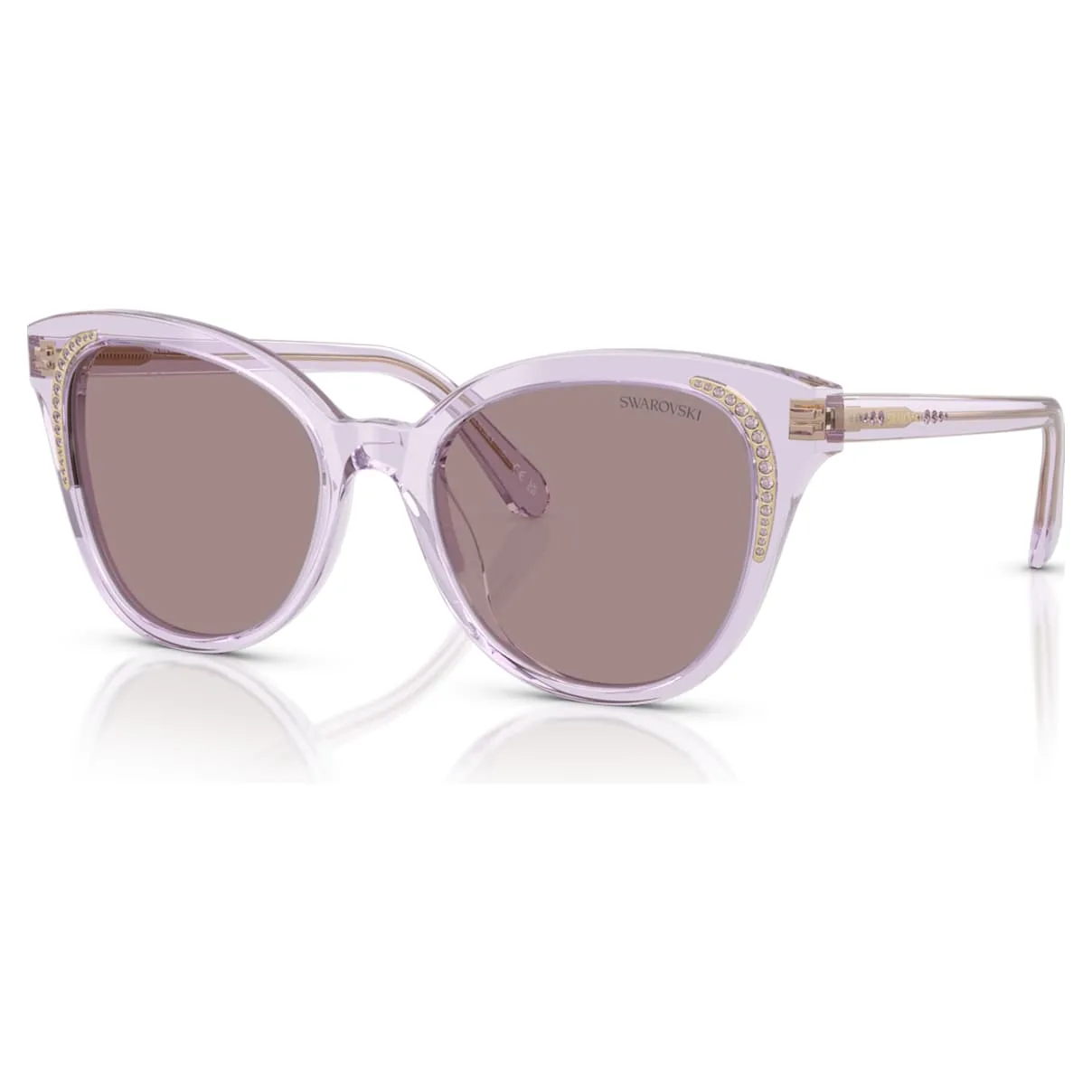 Occhiali da sole, Forma a farfalla, SK6031, Viola OS - Swarovski - FashionsVida