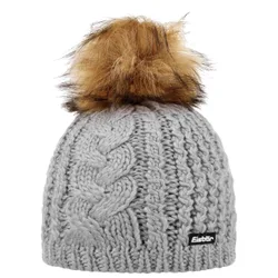 Afra Lux Knit Beanie Hat by - grey - Damen - Size: One Size