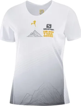 Sense Laufshirt Damen Weiß Gr. L - Salomon - FashionsVida