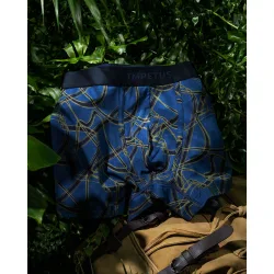 Bóxer de punto de hombre con estampado abstracto en tonos