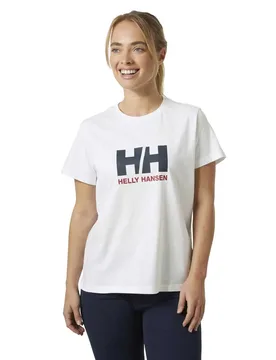 Maglietta A Maniche Corte Logo 3.0 White M - Helly Hansen - FashionsVida