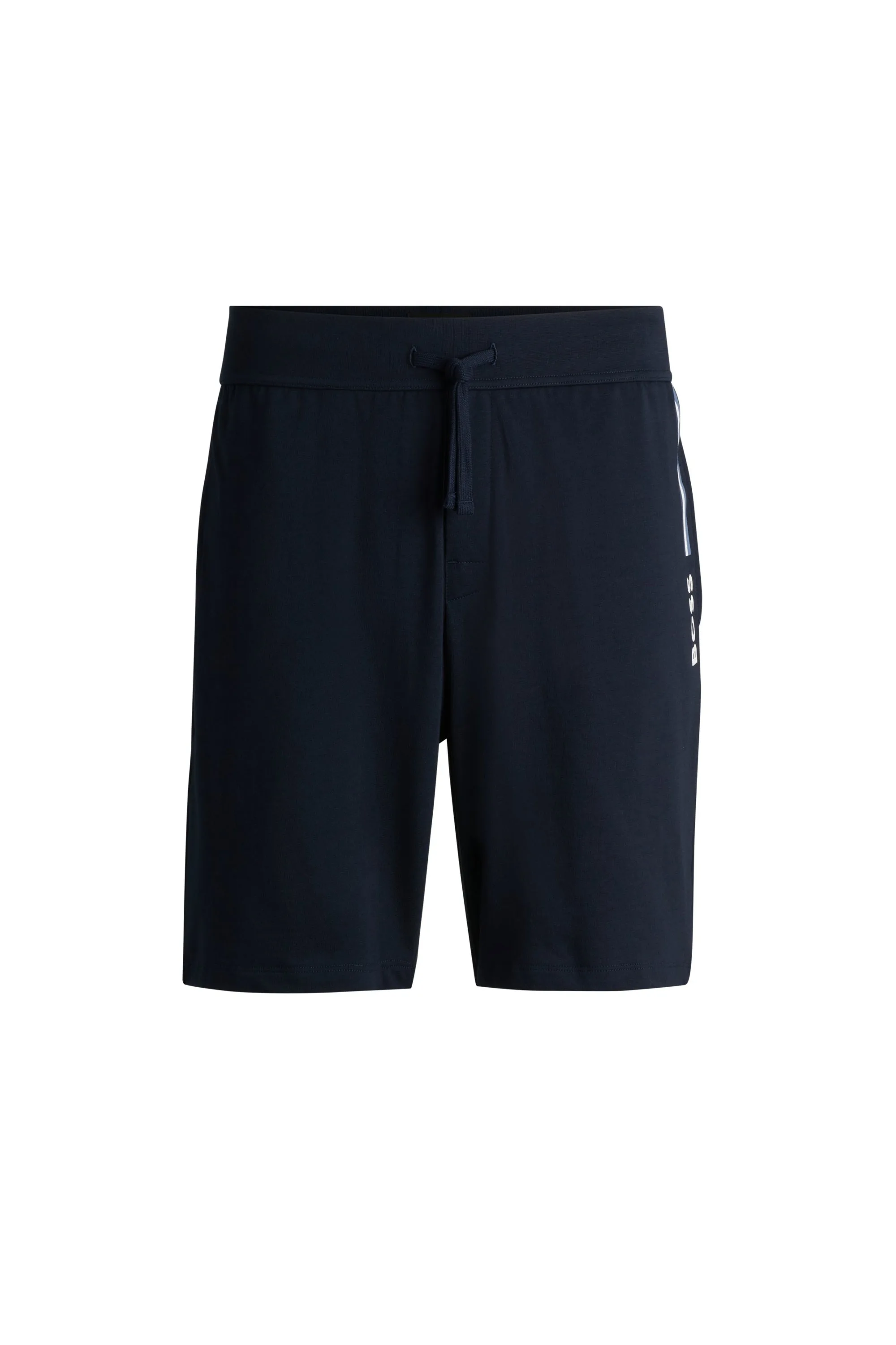 Mens Authentic Shorts Dark Blue - Size Large - BOSS - FashionsVida