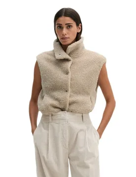 Gilet 5000011828 Natural Grey Melange 40 - Marc O´polo - FashionsVida