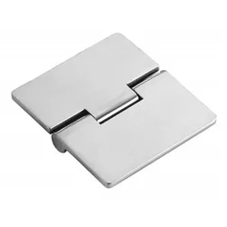 Stainless Steel Flat Hinge Silver 45 x 30 mm unisex