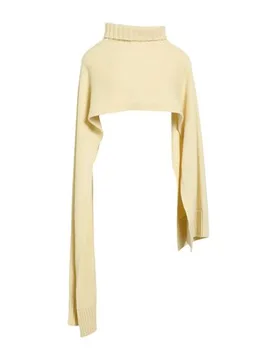 Schal Damen Pastellgelb -- Damen - Jil Sander - FashionsVida