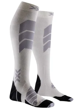 Skisocken aus Kaschmir Ski Perform Cashmere OTC White/Grey für Herren Größe 39-41 Grau - X-SOCKS - FashionsVida