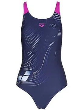 Maillot de bain Foliage bleu marine 44 - Arena - FashionsVida