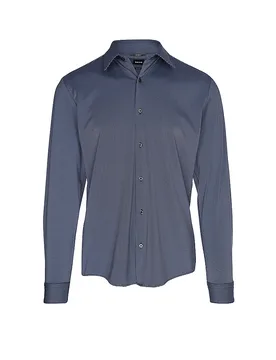 Hemd Slim Fit ROAN-K-F-261 dunkelblau M Herren - BOSS - FashionsVida