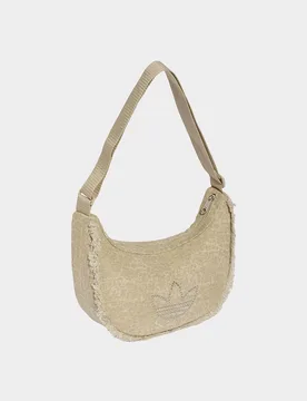 BORSA A TRACOLLA DISTRESSED HALFMOON - Beige, beige beige Bambino taglia 1 Taglia - Adidas - FashionsVida