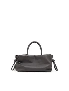 Sac en cuir - Sac à main TAKEAWAY SLOUCH Medium gris - Julia Skergeth - FashionsVida