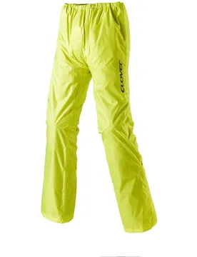 Pantaloni Antipioggia Moto Tessuto WET PRO WP Giallo taglia XXS - Clover - FashionsVida