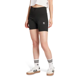 Essentials Ribbed Shorts Damen Kurze Hosen - Schwarz - Größe XS (30-32) - Baumwoll-Jersey Black XS (30-32)