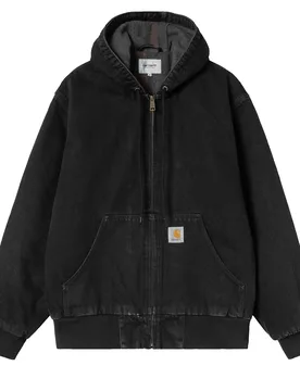 OG Active Jacket Black Stone washed XL Herren - Carhartt WIP - FashionsVida