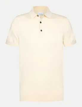 Regular-Fit Poloshirt Beige S - Profuomo - FashionsVida