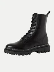 Stiefel mit Reißverschluss Schwarz 41