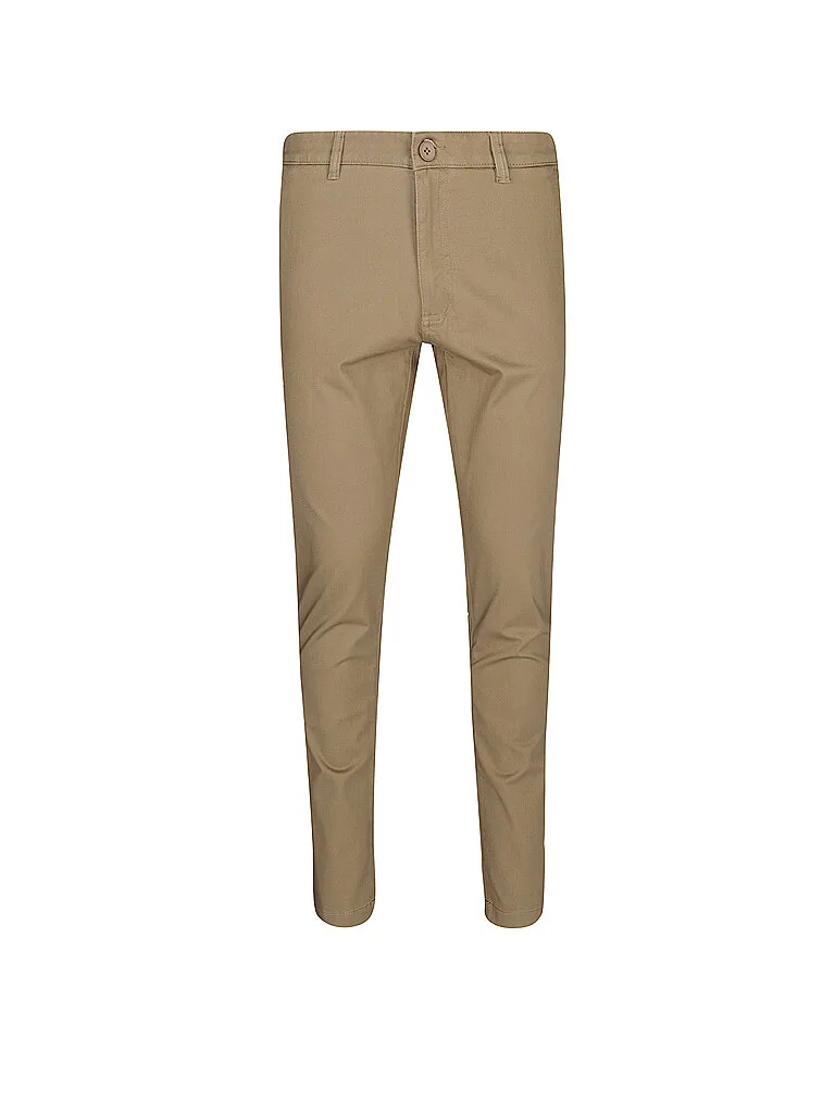 Chino LUCA beige 33/L32 - Knowledge Cotton Apparel - FashionsVida