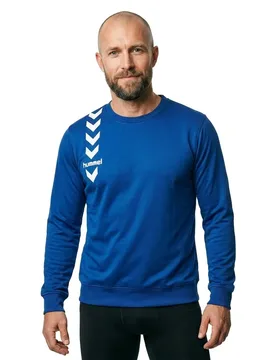 Sweat-shirt Essential Poly True Blue S Homme - Hummel - FashionsVida