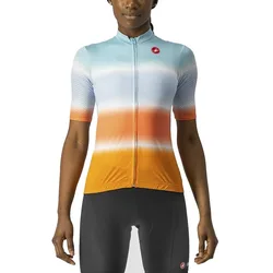 Maglia A Maniche Corte Dolce Light Steel Blue / Pop Orange
