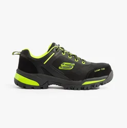 Ec/bklm Gatlon Mens Trainers Black/lime - Size Uk 7.5