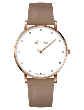 Montre Fc18 Brown / White / Mineral One Size - Bellevue - FashionsVida