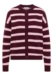 Striped cosy round neck female