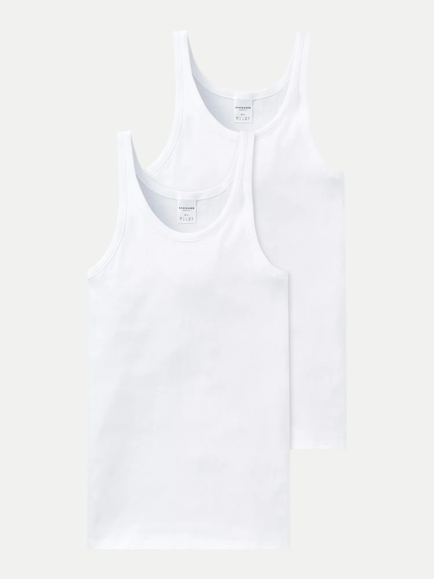 Unterhemd 2er-Pack Weiß XL - Schiesser - FashionsVida