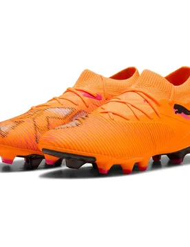 Chaussures De Football Future 8 Match Fg/ag Heat Fire / Black / Ravish EU 37 1/2 - Puma - FashionsVida