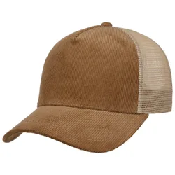 Uni Corduroy Trucker Cap by - light brown - Female - Size: One Size