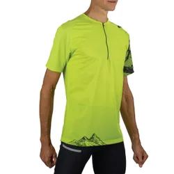 T-shirt de trail/running - Short Sleeve Héol - Taille M - Jaune