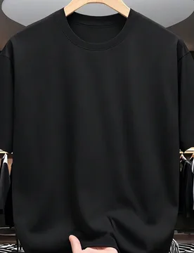 Camiseta de manga corta de cuello redondo con estampado gráfico simple, versátil y casual para uso diario y trayectos, para verano L - Shein - FashionsVida
